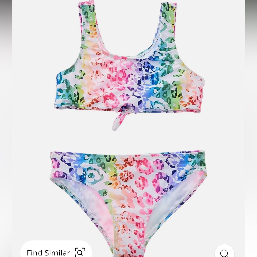 2pc Fun Leopard Bikini Set